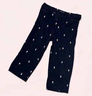 Laura Scott cropped embroidered trousers thumbnail 1