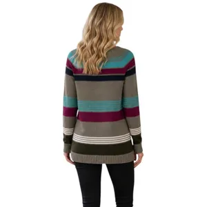 American Living Multicolor Knit Long Sleeve Sweater Top, M thumbnail 2