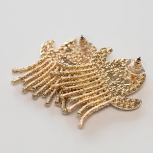 Pearl Ghost Halloween Earrings‎ New Gold thumbnail 4