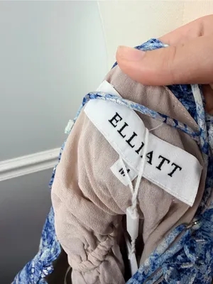 New Elliatt midi Dress Blue Silver the Collection dress size medium thumbnail 7