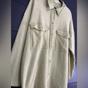 BUCKET LIST SCHEELS Oversized Shacket Button Down Coat Cover Up NWT Women’s L thumbnail 2