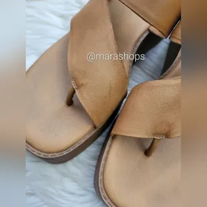 Silent D Undonestto Platform Slide Sandal Tan Size 10 thumbnail 4