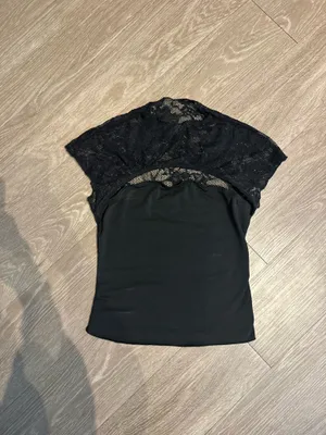 shein black top  thumbnail 3