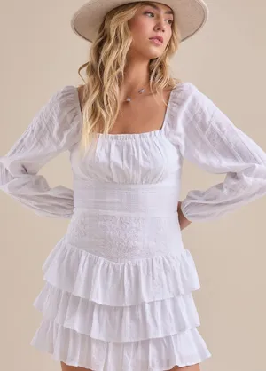 Altar'd State Naomi Embroidered Mini Dress thumbnail 1
