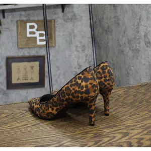 NWT On 34th Womens Jeules Pointed-Toe Slip On Pumps Leopard Microsuede 7M thumbnail 6