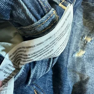 Abercrombie & Fitch Embroidered Distressed Straight Leg Jeans thumbnail 8