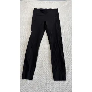 Lululemon Fast and Free High-Rise Tight 25 Nulux Black Running Leggings Size 6 thumbnail 2
