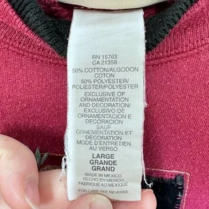 Vintage Cardinal Top Stitch Grannycore Cottagecore Sweatshirt Women's Large thumbnail 4