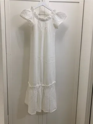 Zara White Off-Shoulder Maxi Dress thumbnail 2