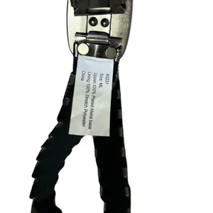 Womens Plated Metal Base Stretch Polyester Belt Silver Buckle ML thumbnail 5
