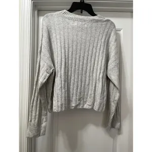 American‎ Eagle Ribbed Crew Neck Long Sleeve Cozy Knit Sweater Top M thumbnail 2
