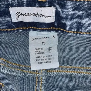 Generation K denim joggers acid wash womens size 15 thumbnail 7