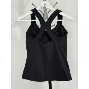 Athleta Women’s Black Tank Top Racerback Cutout Yoga Workout Activewear Size S thumbnail 6