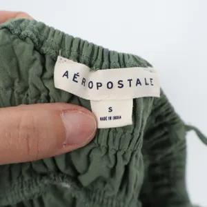 Aéropostale Babydoll Dress Womens Small Olive Green Pleated Spaghetti Straps thumbnail 2