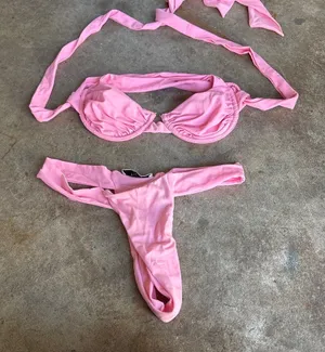 TIC TOC pink bathing suit  thumbnail 1