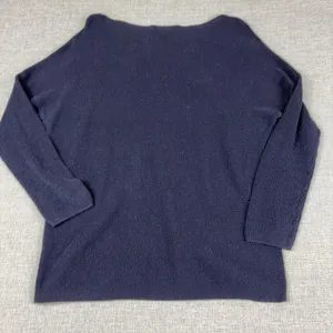 Tommy Bahama Sweater Womens XL Blue Cotton Viscose‎ Boat Neck Raglan Pullover thumbnail 1