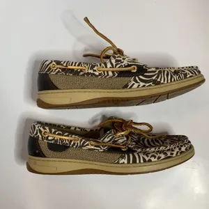 Sperry zebra‎ print loafers size 6.5 thumbnail 2