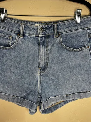 PacSun High Rise Mom Cuffed‎ Denim Casual Summer Vacation Shorts thumbnail 3