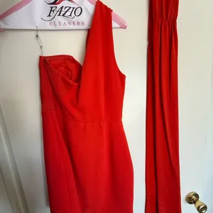 NBD Jasper Mini Dress in Red Orange thumbnail 4