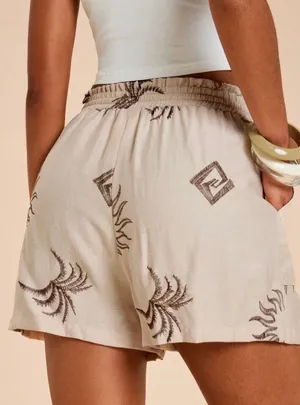 SheIn Summer linen shorts thumbnail 3