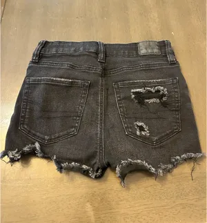 Black American Eagle Jean Shorts thumbnail 2