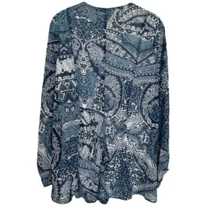 NEW Show Me Your MuMu‎ Paisley Long Sleeve Romper Cottagecore Rodeo Festival S thumbnail 7