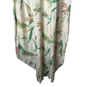 Z Supply Reverie Dress Women Large White Birds Of Paradise Floral Midi Tropical thumbnail 6