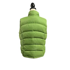 L.L. Bean Women's Green Goose Down Puffer Vest Sz XL Outdoor Hiking Full Zip thumbnail 3