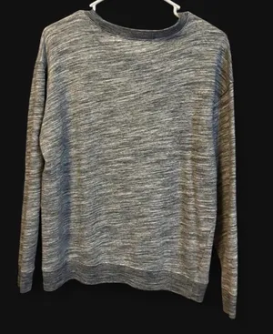 victoria’s secret PINK grey oversized cozy sweatshirt thumbnail 3