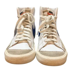 Nike Blazer Mid '77 Shoes Womens Size 8 White Blue Sneakers CZ1055-124 thumbnail 4