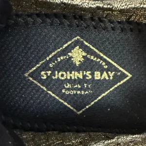 St. John's Bay Bronze Metallic Woven Elastic Mary Jane Wedge Shoes Size 10‎ thumbnail 9
