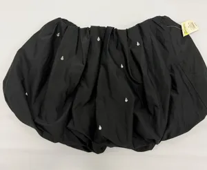 A New Day Black Bubble Mini Skirt Rhinestone Embellished Puffy Party Skirt M thumbnail 1