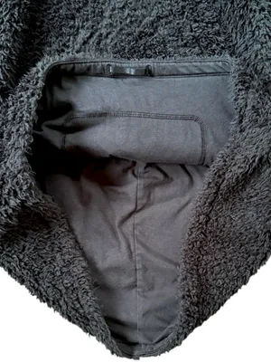 Lululemon Warmth Restore Sherpa Funnel Neck Pullover Black Size Medium thumbnail 9