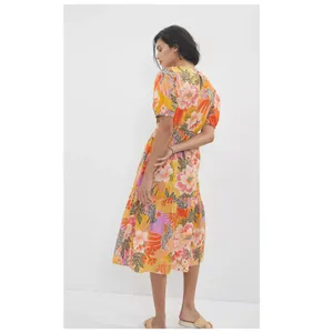 Farm Rio for Anthropologie Maribel Maxi Dress thumbnail 3