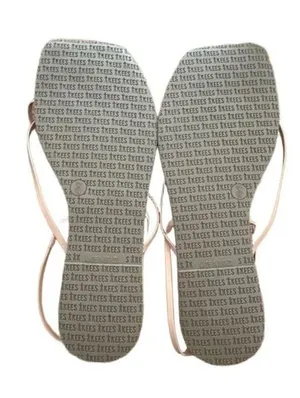 Square Toe Millie Leather Sandals in Nude Beach, Size 8 thumbnail 6