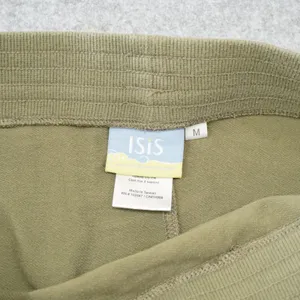 Isis Women's Size M Skirt Olive Green Drawstring French Terry Casual Athleisure thumbnail 3