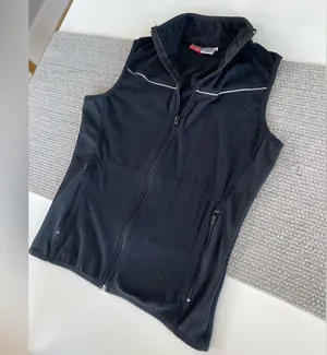 ProSpirit Black Fleece Full Zip Activewear Running Vest Size Small thumbnail 6