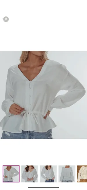 The Normal Brand White Blouse thumbnail 4