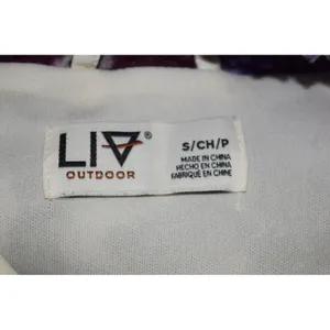 Liv Outdoor Pullover Fleece Women Small Purple White Excellent Snap Mock Neck thumbnail 7
