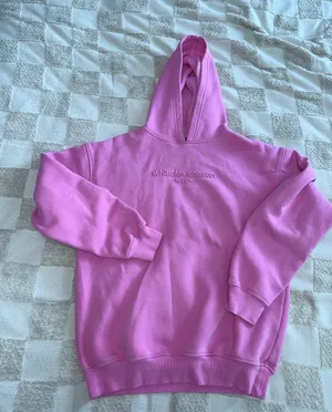 Pink‎ White Fox Season Hoodie XS/S thumbnail 1