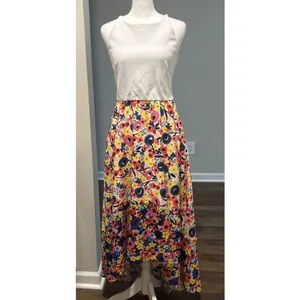 Hutch Anthropologie Bethanie High/Low Dress Florals Size Medium thumbnail 3