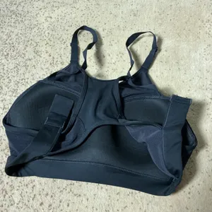 Gymshark High Support Mesh Sports Bra Womens M Black Adjustable‎ Straps Hook thumbnail 5