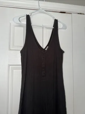 Aerie Grey Maxi Dress Size Medium thumbnail 2