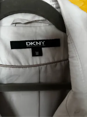 DKNY Muslin Double-Breasted Trench Coat with Belt - Size M‎ - DKNY Style 06134 thumbnail 4