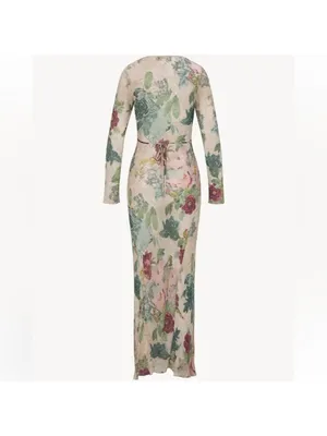 Realisation Par THE INKA in Ethereal Floral Long Sleeve Dress, M thumbnail 4