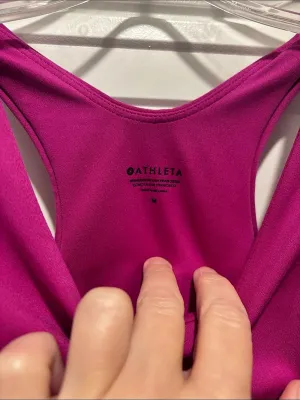 Athleta Conscious Crop Women's Pink Tank Top Medium thumbnail 3