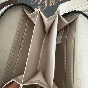 Halston blue wallet luxury designer thumbnail 3