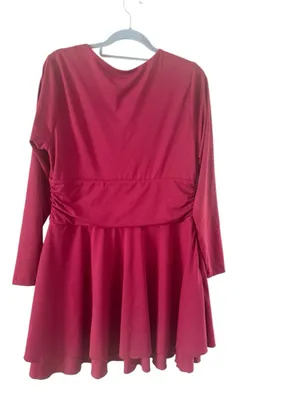 Women's OySRed Long Sleeve Dress XL thumbnail 3