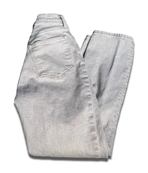 Abercrombie 90s Straight Ultra High Rise Curve‎ Love Jeans Light Beige 24 Waist thumbnail 1