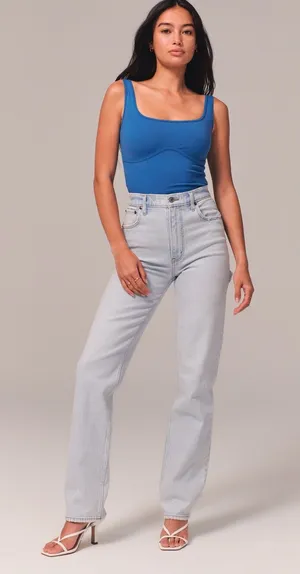 Abercrombie 90s Straight Jeans Curve Love thumbnail 1